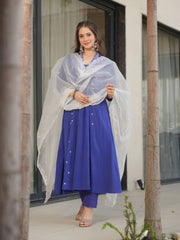 Azure Elegance Kurta Set