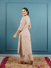 Block Print Kurta Set