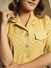 Lemon Ikat Co-ord Set