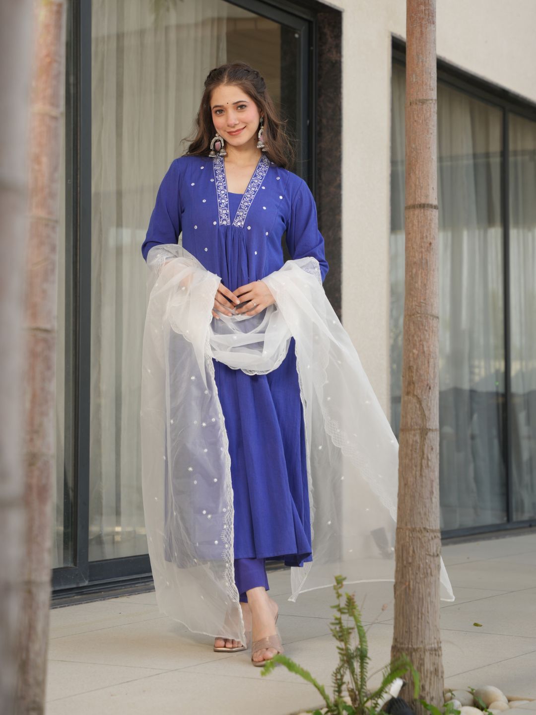 Azure Elegance Kurta Set