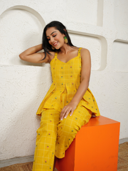 Co-ord Set in Cotton Jacquard Fabric