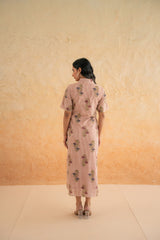 BLOCK PRINT SHIRT DRESS